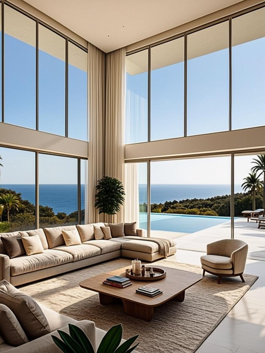 Elegant luxury vacation rental interior